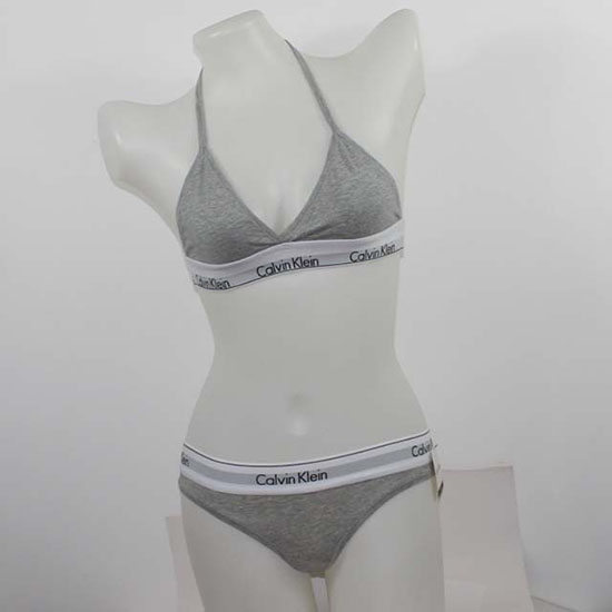 Conjunto Sujetador y Slip Calvin Klein Mujer Blanco